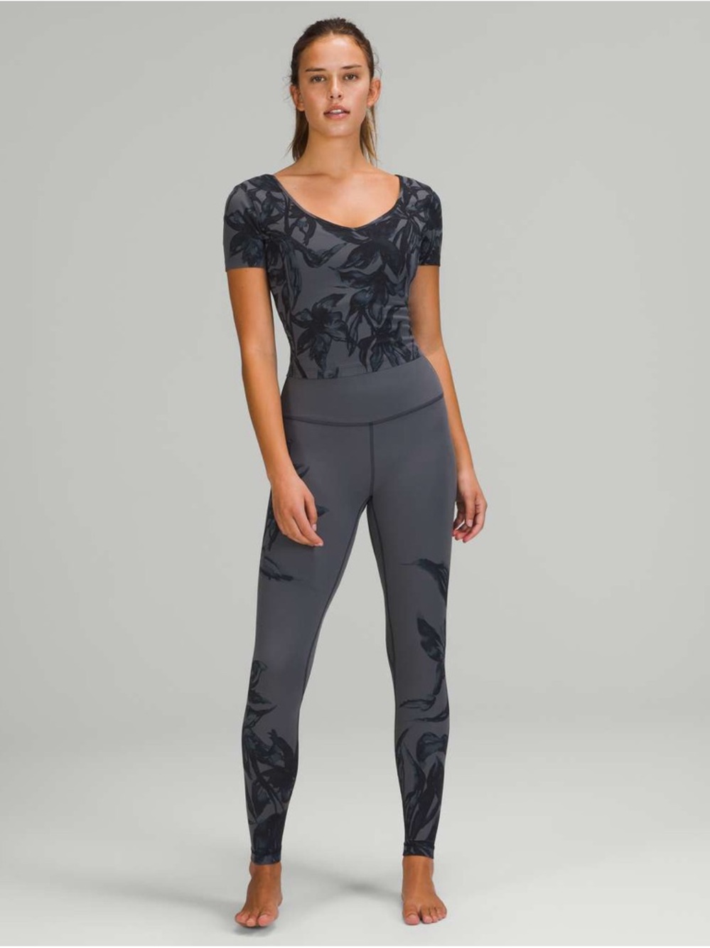 Lululemon Align High-Rise Pant 28" Botanical Bloom Anchor Multi Size 10